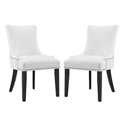 Marquis Dining Chair Faux Leather Set of 2